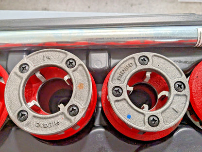 Ridgid 9-Die-Head Pipe Threader Set 1/8" to 2" w/Case 36505