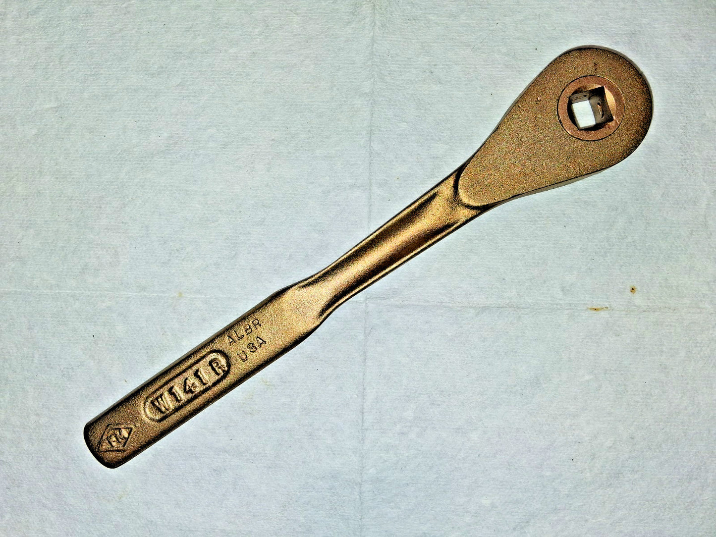 Ampco Ratchet 1/2" Drive Pear Head 10" OAL 12 Gear Teeth W-141-R
