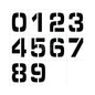 AccuformNMC 0 to 9 Number Set Stencil 12" X 12", Polyethylene PMN12