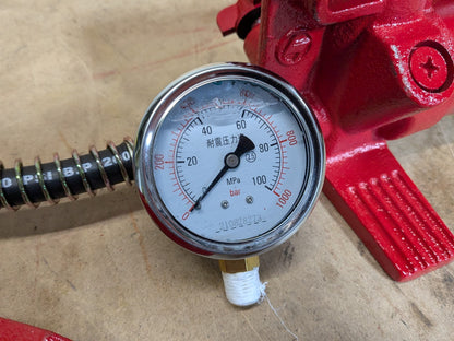 Pro Source Hydraulic Pump and Cylinder Kit 10 Ton Capacity 10,000 PSI Max.