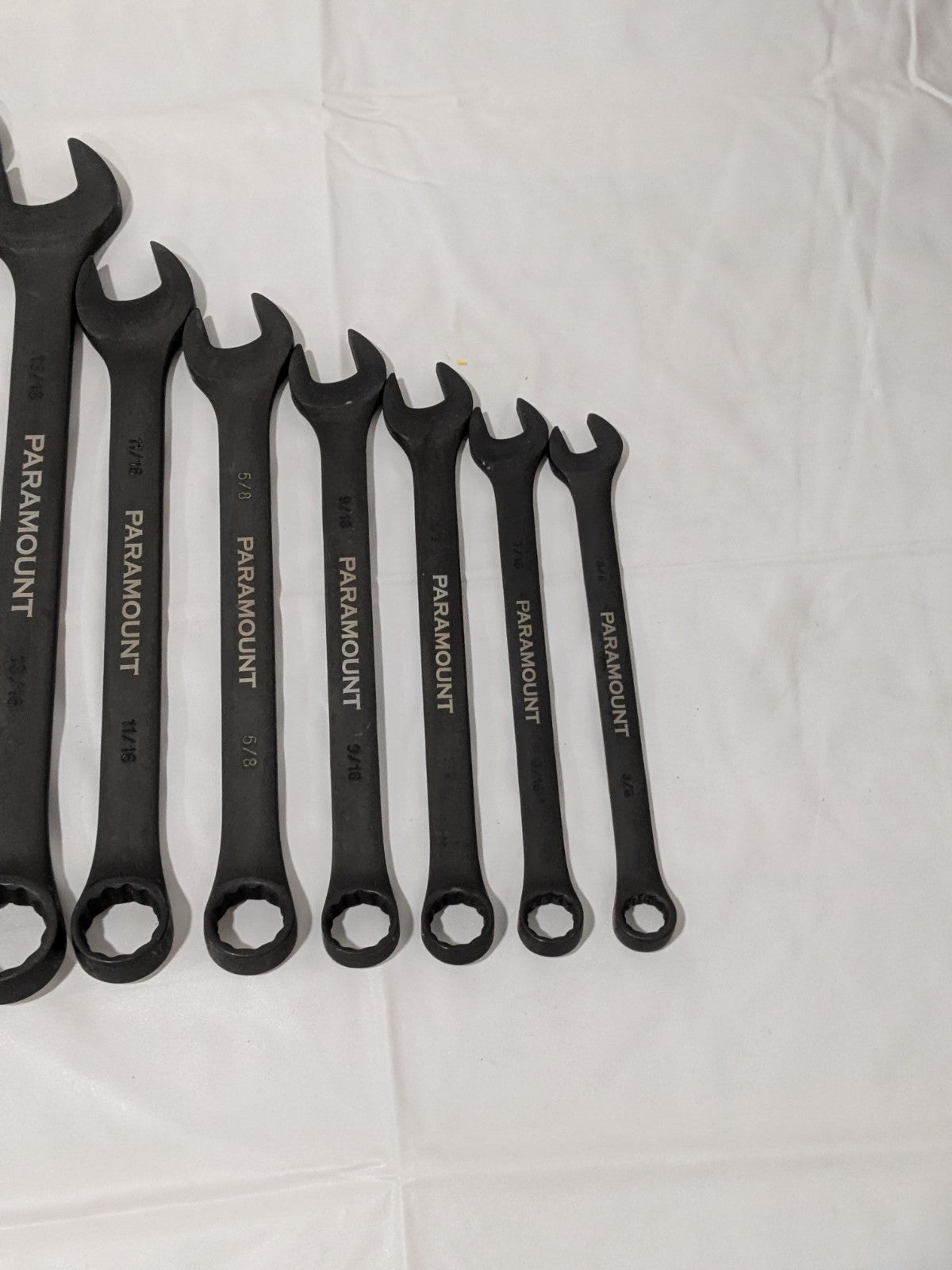 PARAMOUNT Combination Wrench Set: 13 Pc, 3/8 in - 1-1/4" 022-14SSET INCOMPLETE