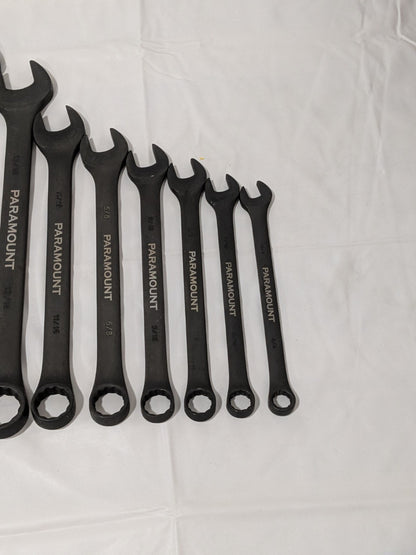 PARAMOUNT Combination Wrench Set: 13 Pc, 3/8 in - 1-1/4" 022-14SSET INCOMPLETE