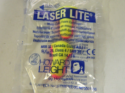 Howard Leight Disposable Uncorded 32 dB T Shape Earplugs QTY 200  LL-1