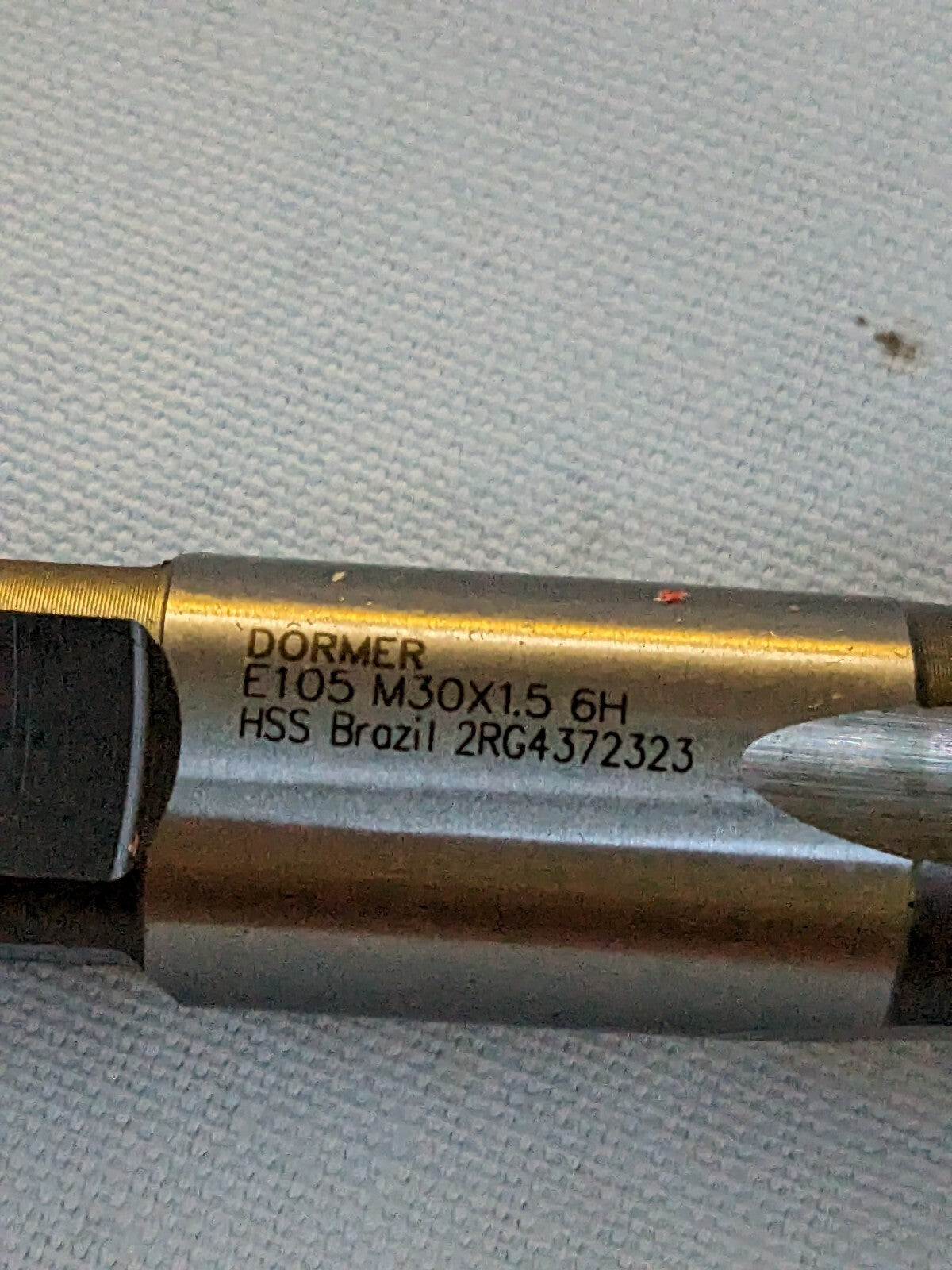 DORMER Straight Flute Tap: M30x1.50 Metric Fine, 4 Fl 5974946
