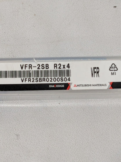 Mitsubishi Ball End Mill: 4.00 mm Dia, 4.00 mm LOC, 2 FL, Solid Carbide 10568019