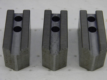 ABBOTT 6 & Up Chuck Capacity Square Soft Lathe Chuck Jaw QTY 3 KTT6S