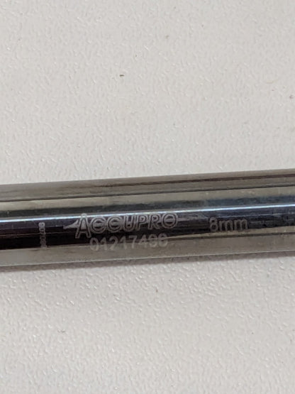 ACCUPRO Ball End Mill: 8.00 mm Dia, 20.00 mm LOC, 4 Flute 01217496