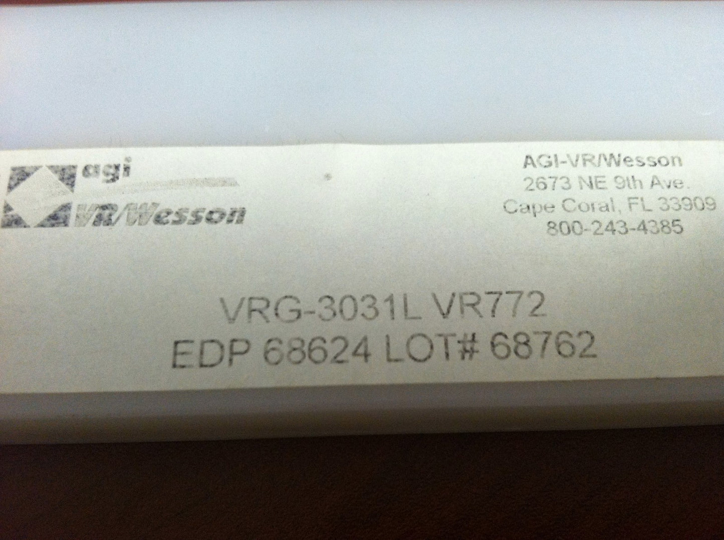 VR Wesson VRG-3031L VR772 68624 Indexable Carbide Grooving Inserts, QTY 10
