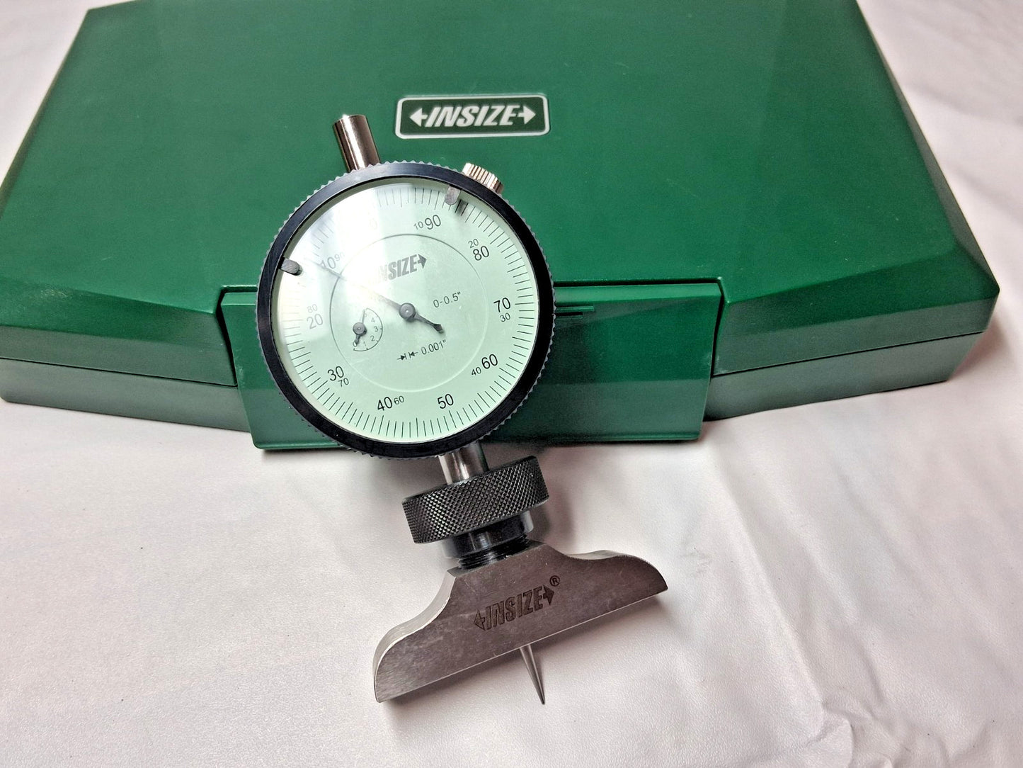 Insize Dial Depth Gage 1.2" Maximum Measurement 2341-E1