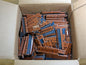 Lot of 500 Signode Steel Strapping Seals w/ Sandpaper Bottom 4-3/4" x 1-1/4