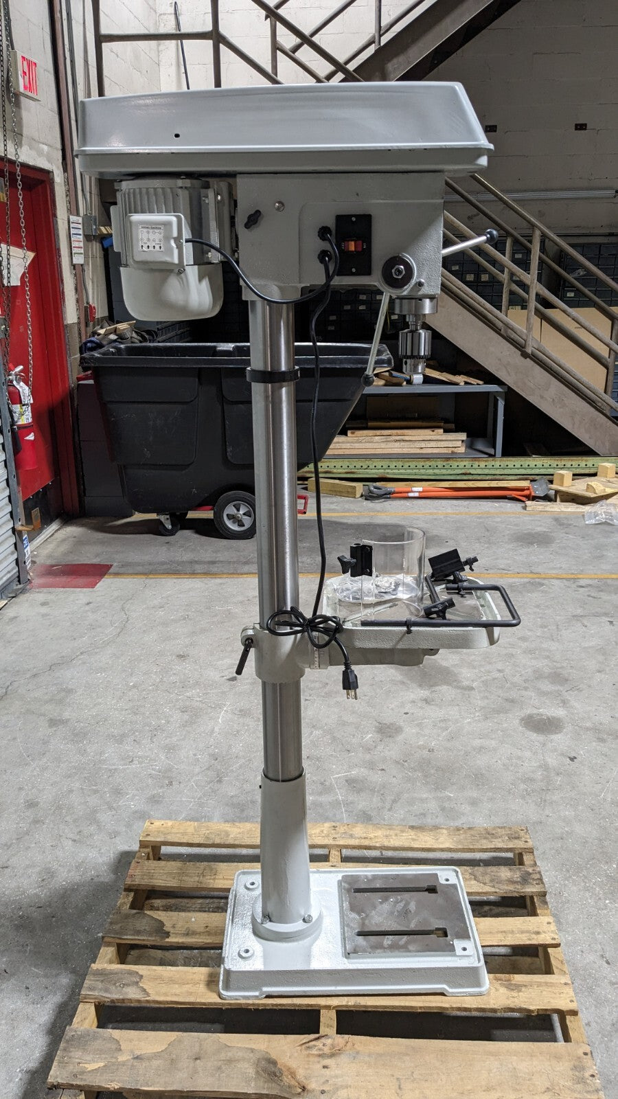Enco Step Pulley Drill Press 20 Swing 4MT 3060 RPM Max 1.5 HP 115/230v Used