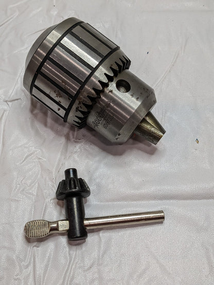 ACCUPRO Drill Chuck: 1/32 to 1/2 Capacity, Tapered Mount, JT3 63673545