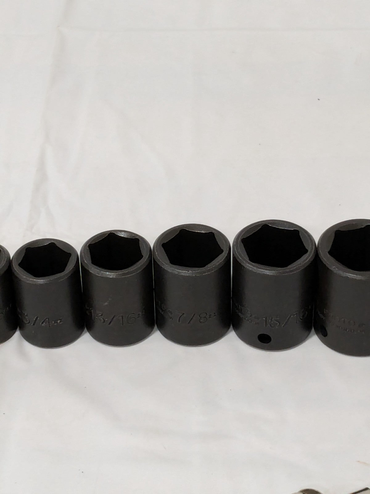 Proto Socket Set: Impact Standard, 11 Pc, 1/2" Drive, 1/2 to 1-1/8" J74102