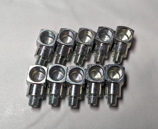 UMETA  Grease Fitting Adapter  90 °  1/4"-28 to  1/8" Female NPT 5546159 *Qty10*