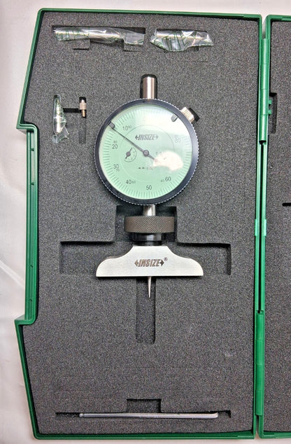 Insize Dial Depth Gage 1.2" Maximum Measurement 2341-E1