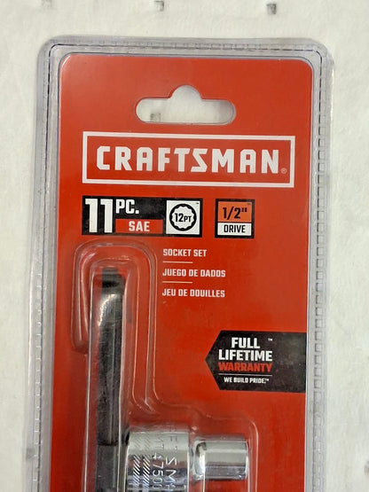 CRAFTSMAN 1/2-in Drive Standard Shallow Socket Set 11 Pcs CMMT12046