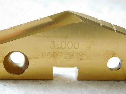 WIDIA-Metcut Cobalt Spade Blade T15 3.0000" Diam 144º TiN 7F5-3000T 2759748