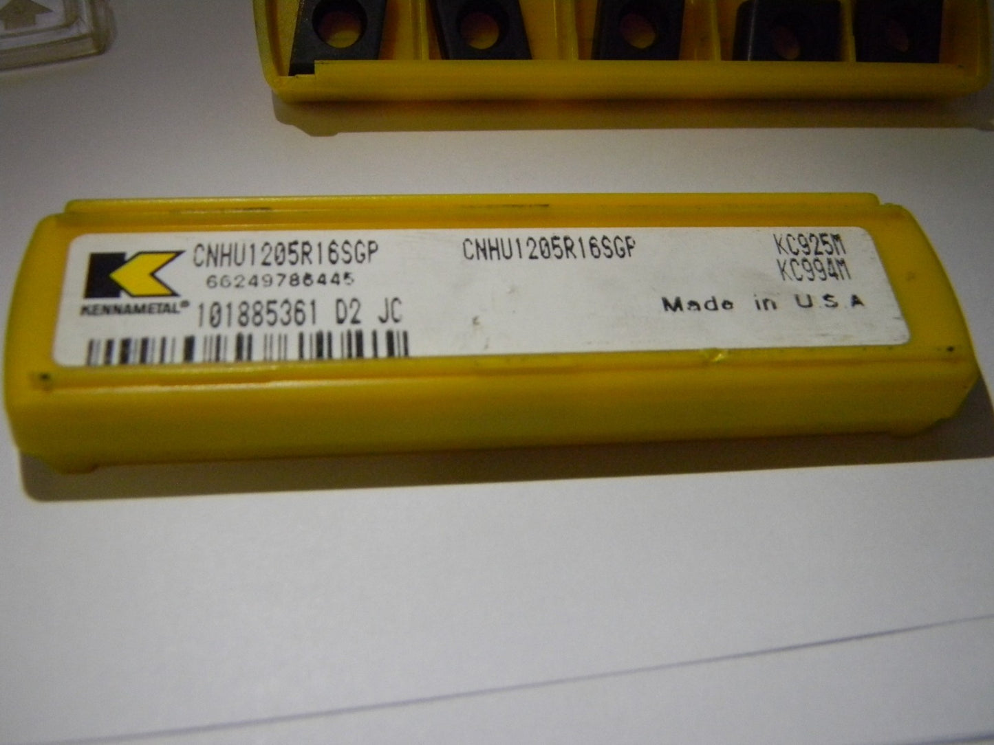 Kennametal CNHU1205R16SGP KC925M Carbide Inserts Qty. 5