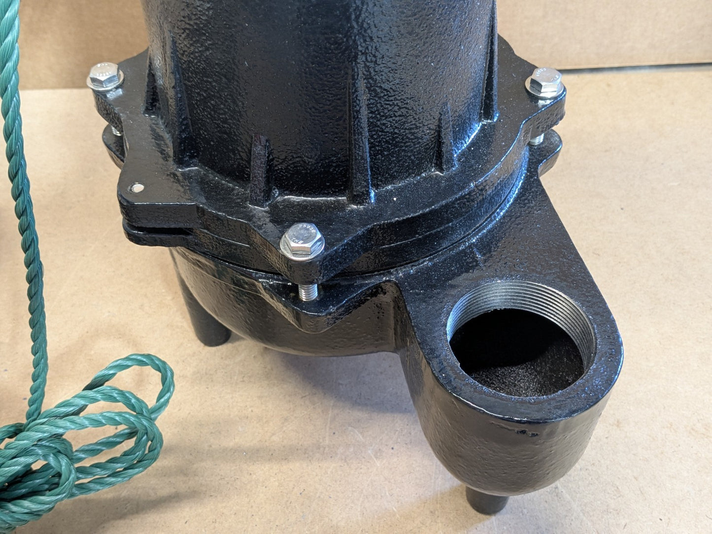 Pro Source High Temperature Manual Sewage Pump 2" Outlet 1/2 HP 115v 10.5 Amp