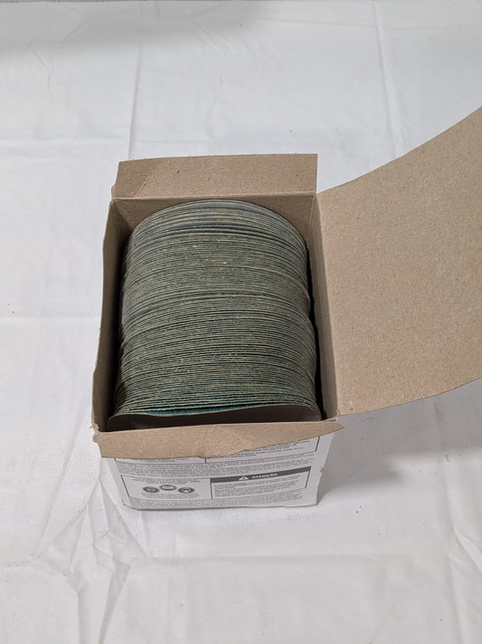 3M 5" Dia PSA Disc: 40 Grit, Aluminum Oxide Qty 100 7010363745