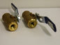Nibco Bronze Ball Valves 600 WOG 1/4" Threading QTY 2  T-560-R-20