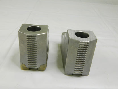 Huron Hard Lathe Chuck Jaw: Top 3.8'' OAL, 2 Step Qty 2 KT8RJ2S