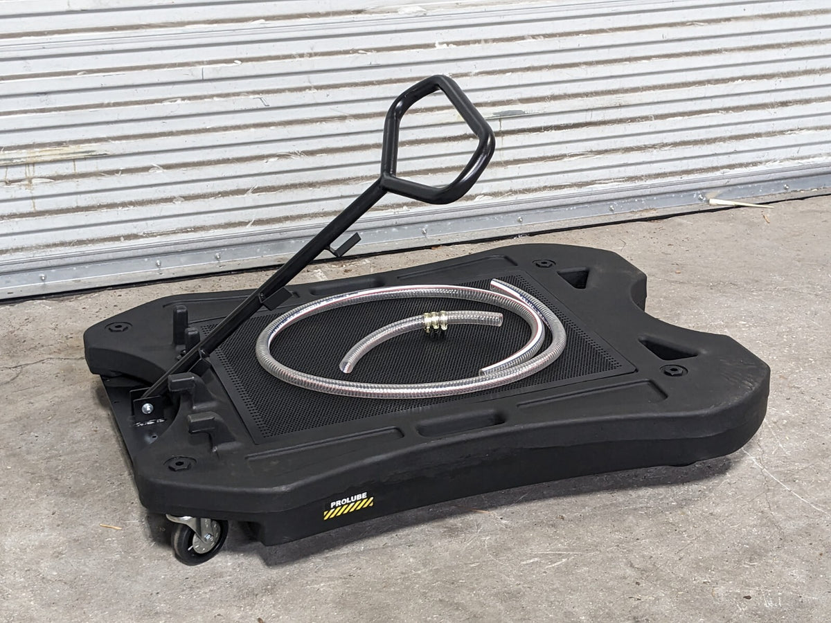 Pro Lube 17 Gal. Mobile Oil Drain Container Deck 43" x 27" x 7" T