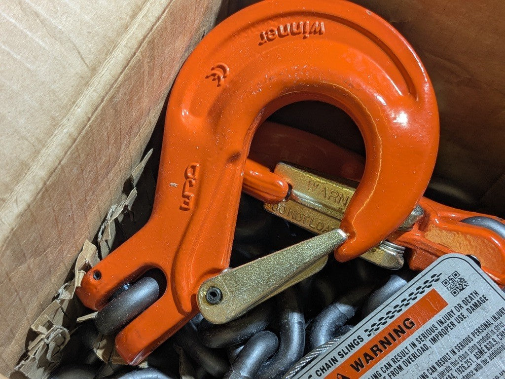 Pewag Chain Sling Single-Leg & Sling Hook 10 Ft Long 8800 Lb Vertical 10G100SSS