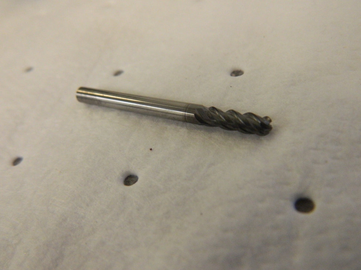 NIAGARA CUTTER Ball End Mill 3pk: 0.125" Dia 4 Fl Carbide 17004156