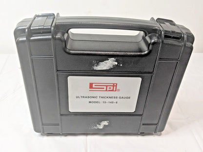SPI Ultrasonic Thickness Gage 0.1mm to 8" Measurement 0.1mm Resolution 15-145-6