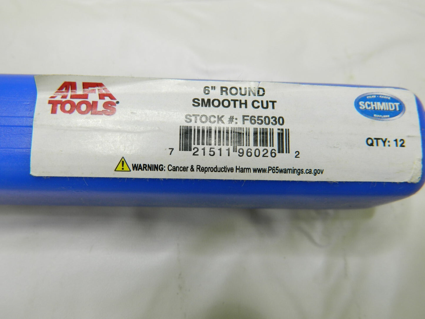 Alfa 6 in L x 1/4 in W Smooth Cut Round File (12pk) F65030
