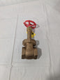 Milwaukee Gate Valve: Gate, 1-1/2" Pipe, Threaded (NPT), Bronze 1151-112