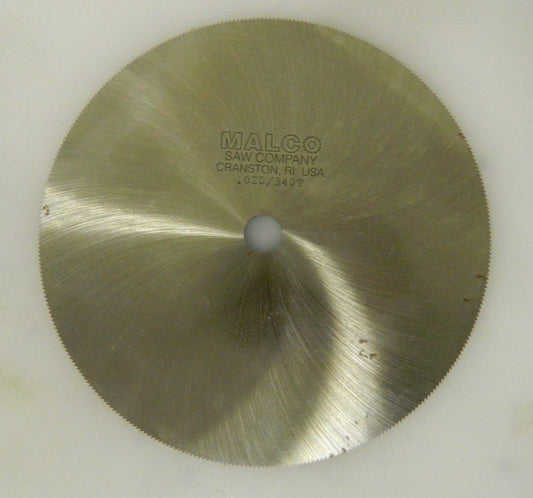 Malco Jeweler's Saw 6" Dia. x 1/2" Arbor 340T HSS #JS602812000