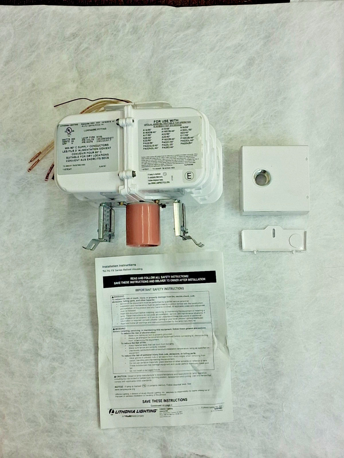 Lithonia Lighting Die Cast Aluminum High Bay TH 400MP SCWA HSG