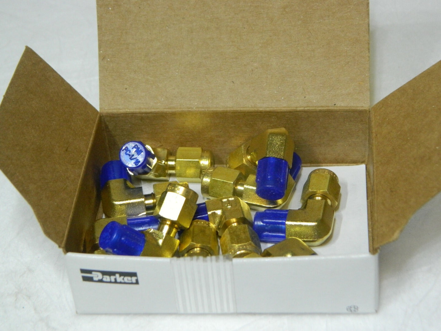 Parker 1/8" OD 1/16 MPT Brass Compression Tube Male Connector Qty 10 2MSC1N
