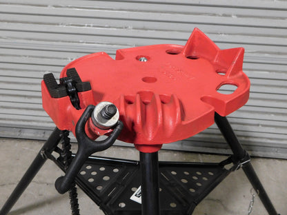 Portable Tristand Chain Vise 1/8" to 6" Pipe Cap CBTX083