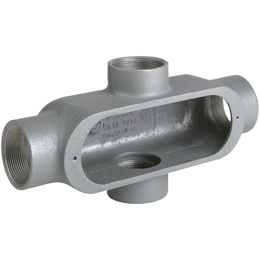 Hubbell Conduit Outlet Body Iron1.25" Type X 35 Form 9-3/16"L Qty 2 OX-4M