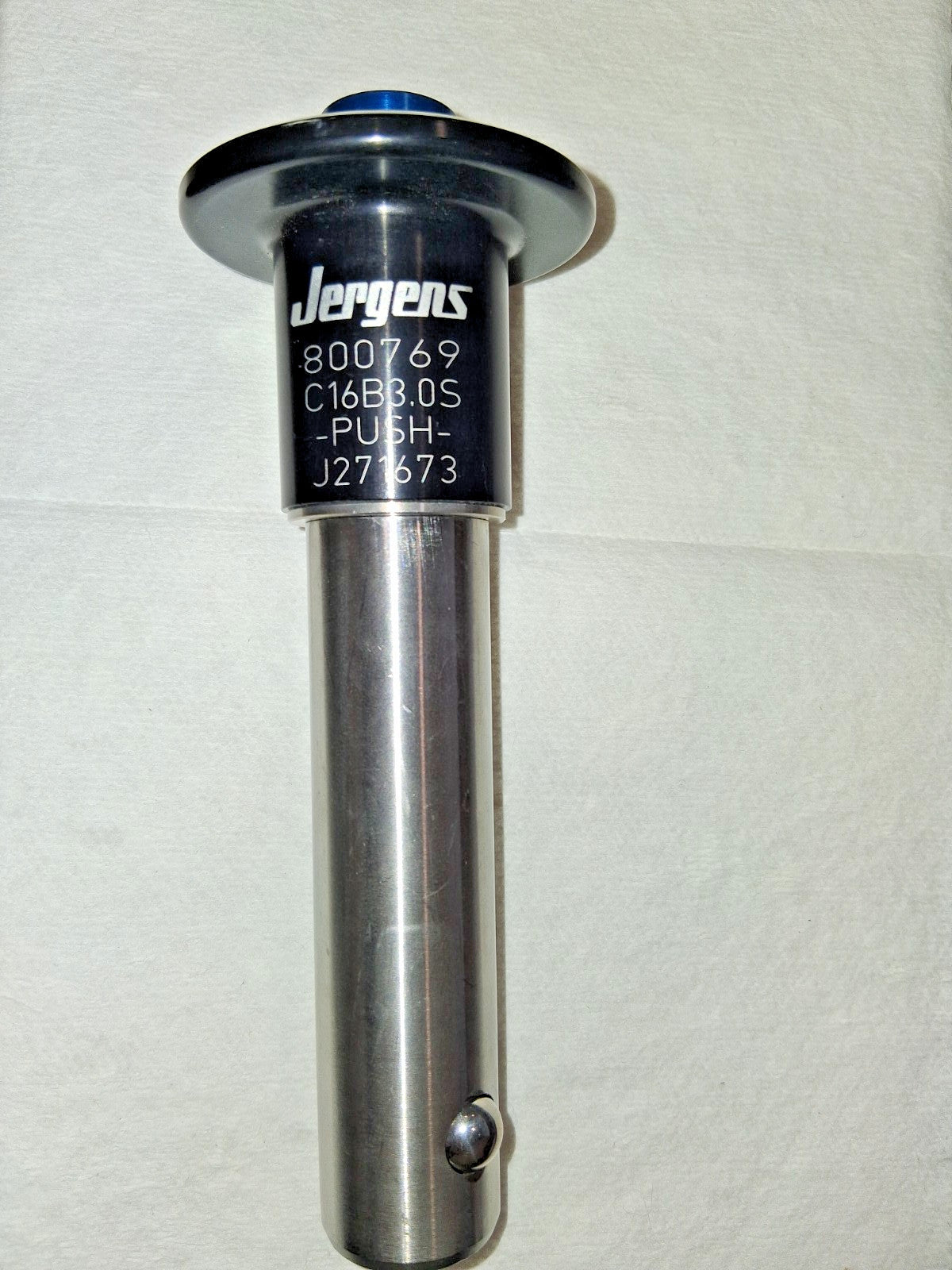 Jergens Push-Button Quick-Release Pin 800769