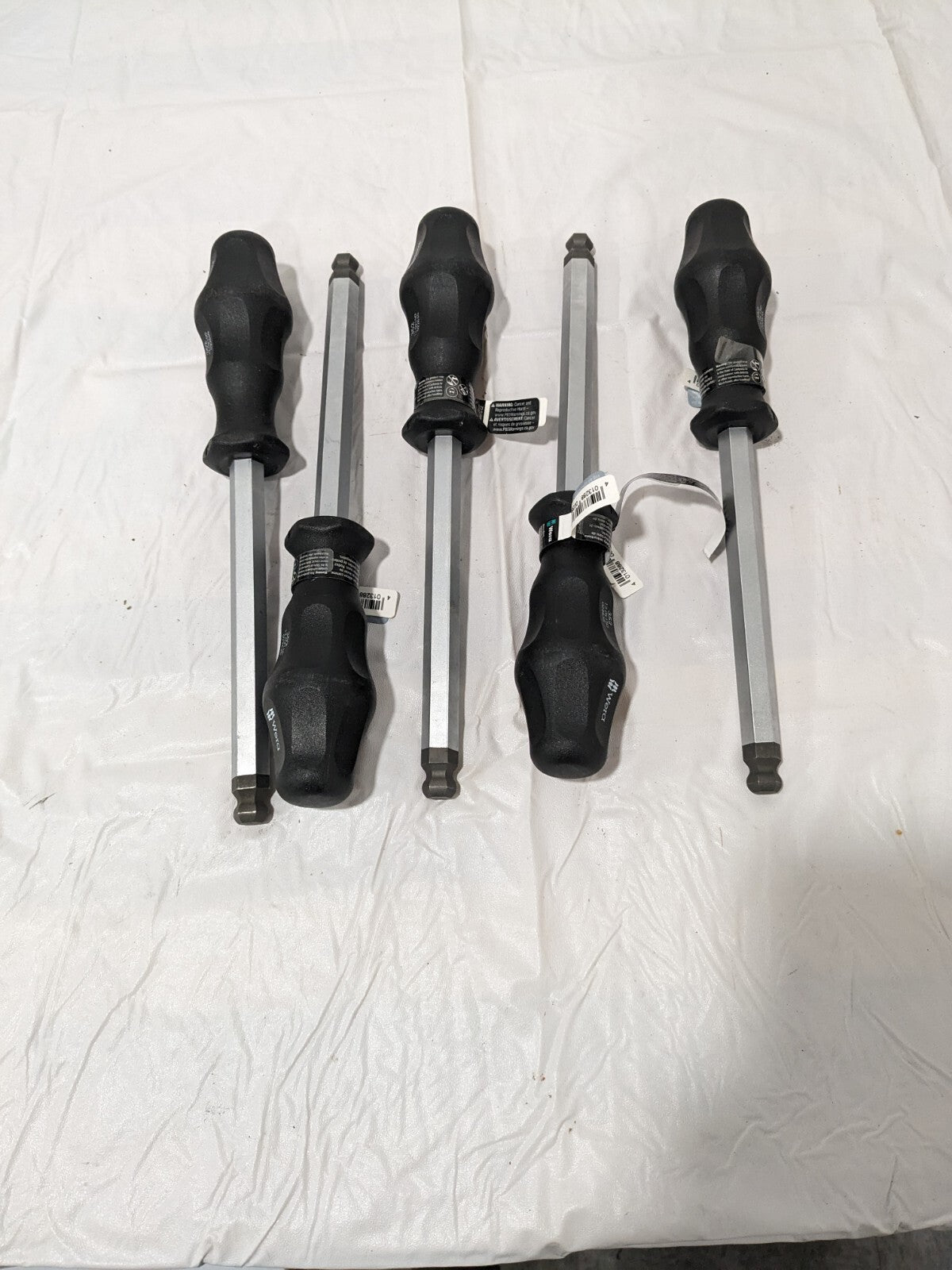 WERA 12mm Hex Ball End Driver 6" Bade Length Qty 5 05022835001