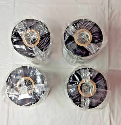 QTY 4 Zebra 2100 High-Performance Wax Thermal Ribbon 4.33" x 1476' 02100BK11045