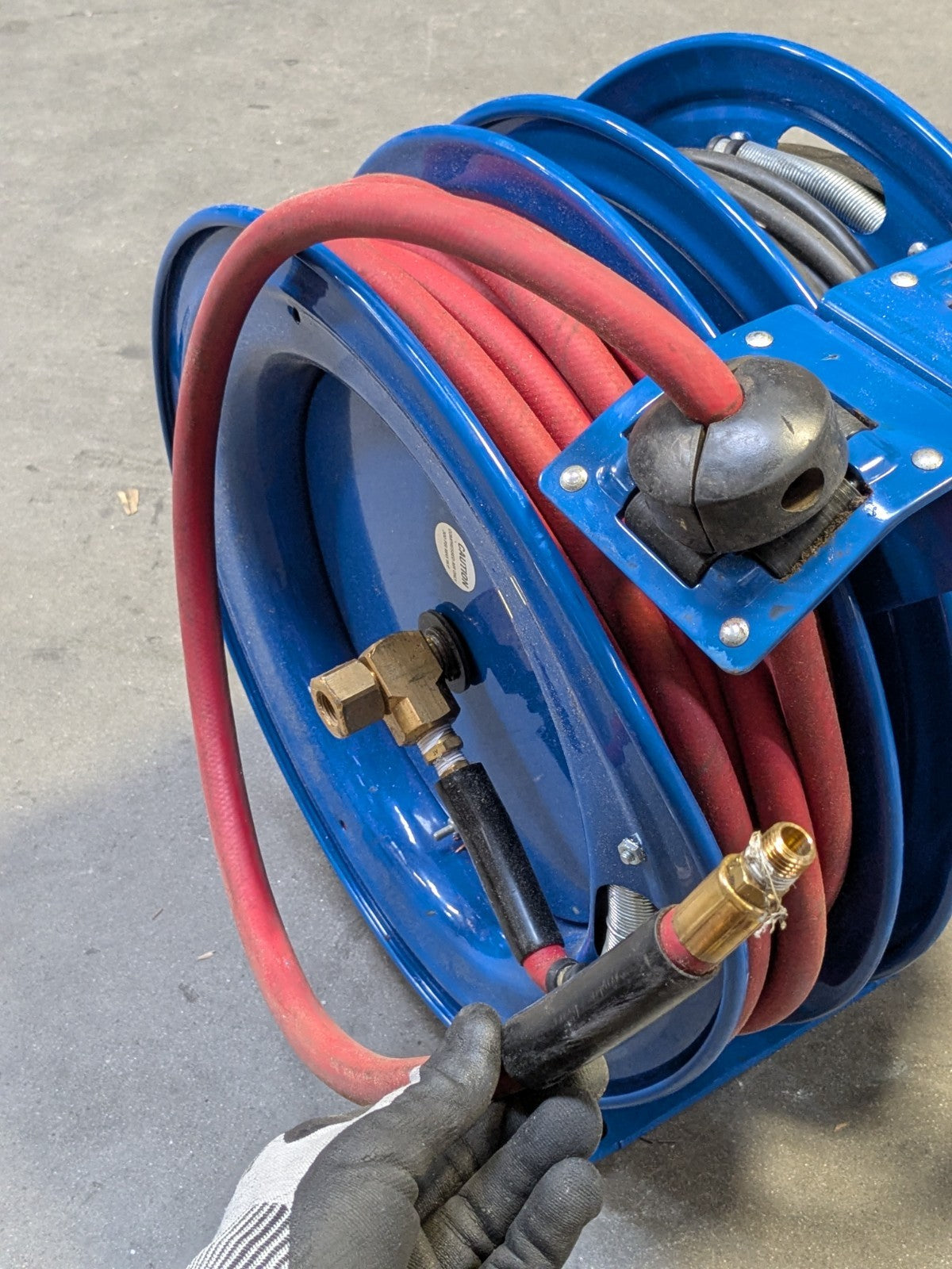 CoxReels Spring Return Combo Air Hose / Power Cord Reel 50 FT. Parts / Repair