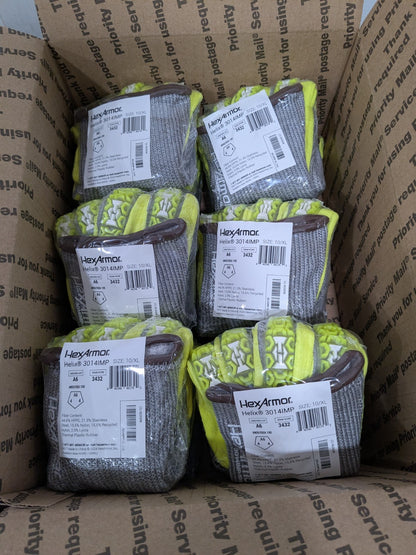 HexArmor Cut & Puncture & Impact-Resistant Gloves Size XL 12 Pairs 3014IMP-XL