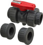LEGEND VALVE 1-1/2" Pipe, Full Port, PVC True Union Design Ball Valve 201-207