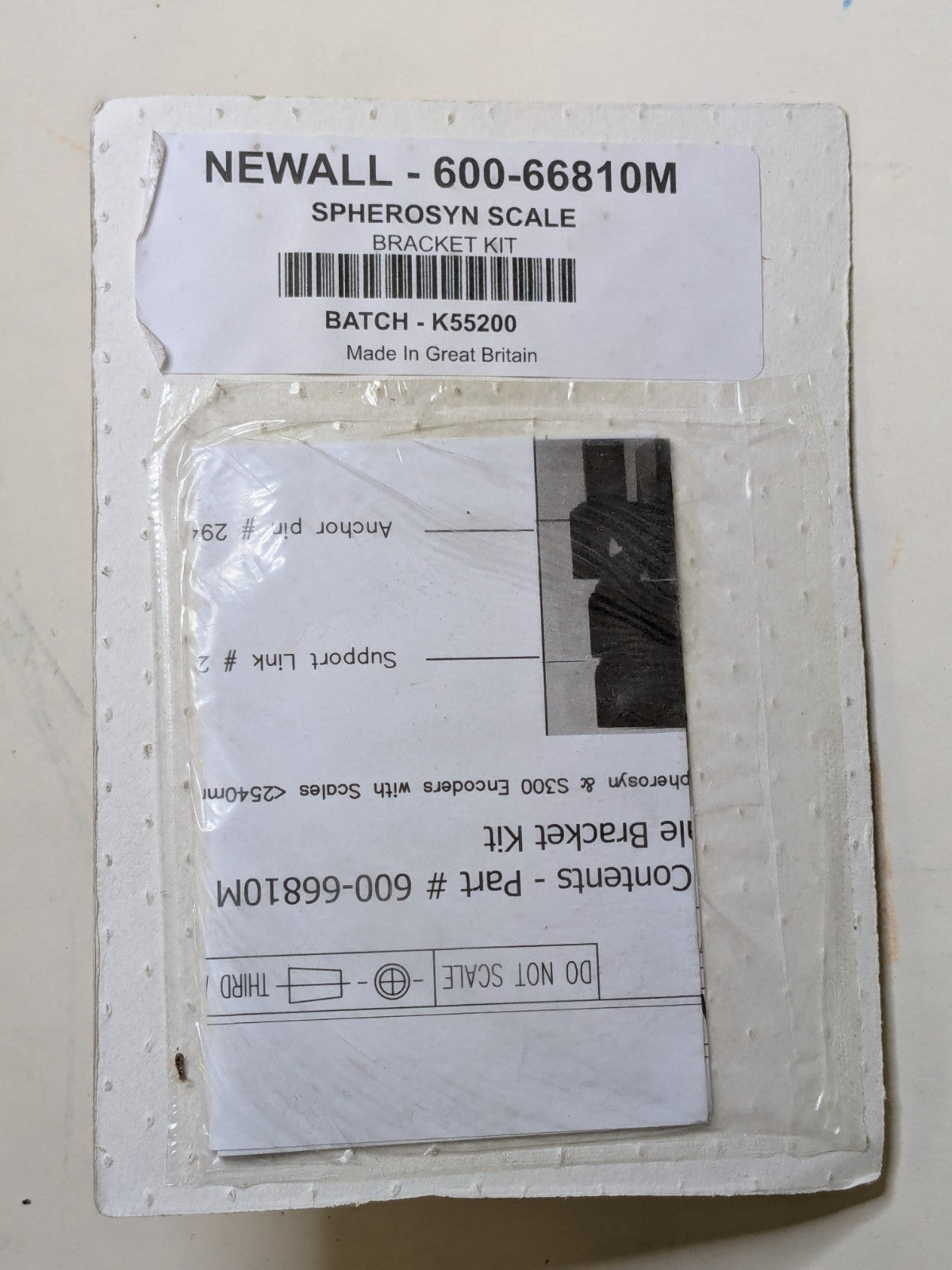 Newall Spherosyn Scale Mounting Bracket Kit 600-66810M