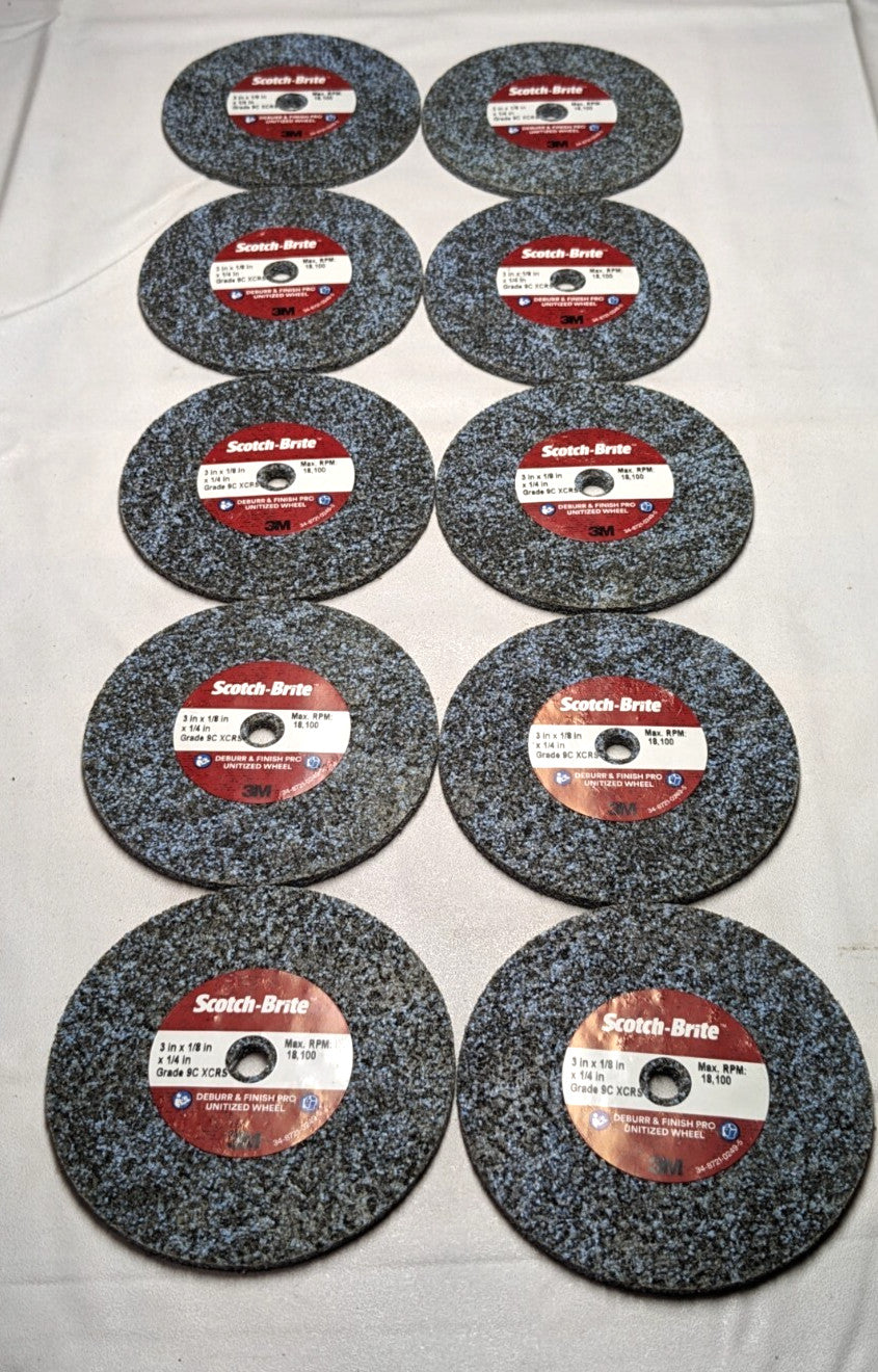 3M Deburring Wheel 3" Dia Precision Shaped Ceramic *QTY 10*  7100290243