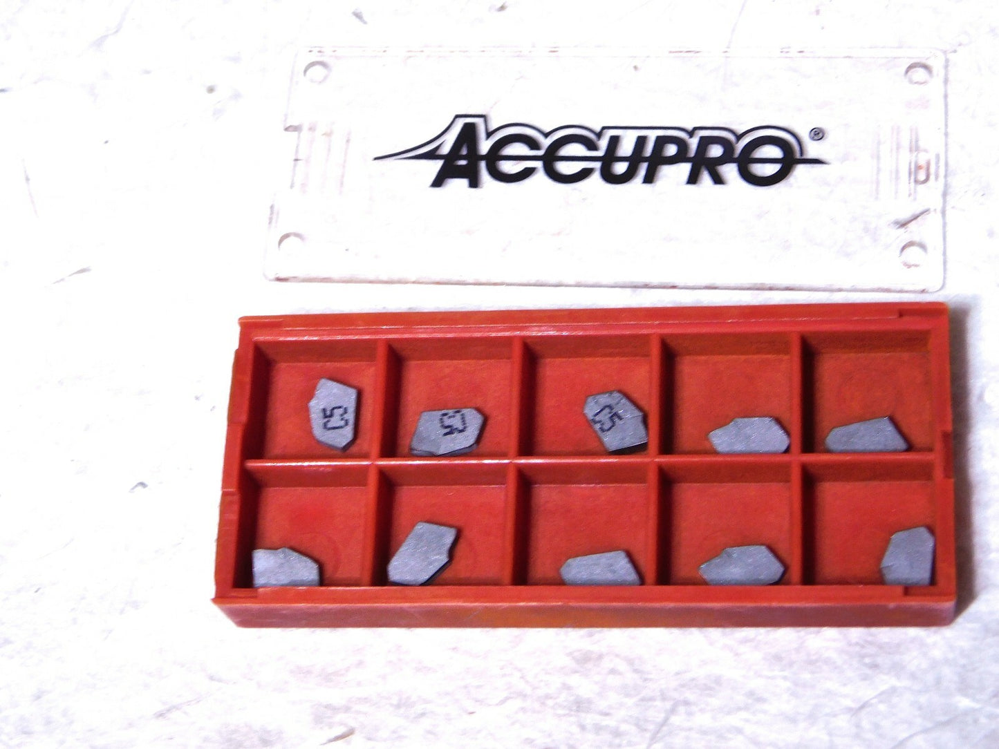 Accupro Carbide Cut-Off Inserts AGTL-2.4-8-C5 Grade-C5 1Pack Box of 10