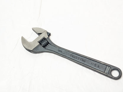 Proto Protoblack Non-Insulated Adjustable Wrench 1-1/8" Jaw Cap X 8" OAL J708S