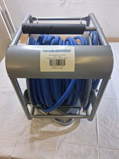 Pro Hose Reel With Hose 3/8" Hose ID 100ft Long Manual 2840031021PRO
