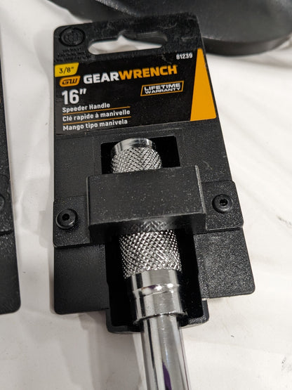 GEARWRENCH Speed Handle: Chrome-Plated 16" OAL Qty 3 81239
