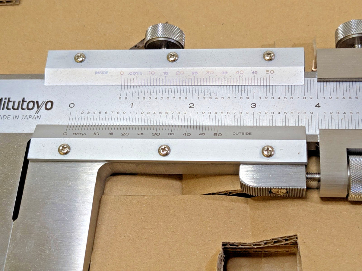 Mitutoyo Vernier Caliper 0 to 30" Range 0.001" Graduation CM3OYL IN 534-119